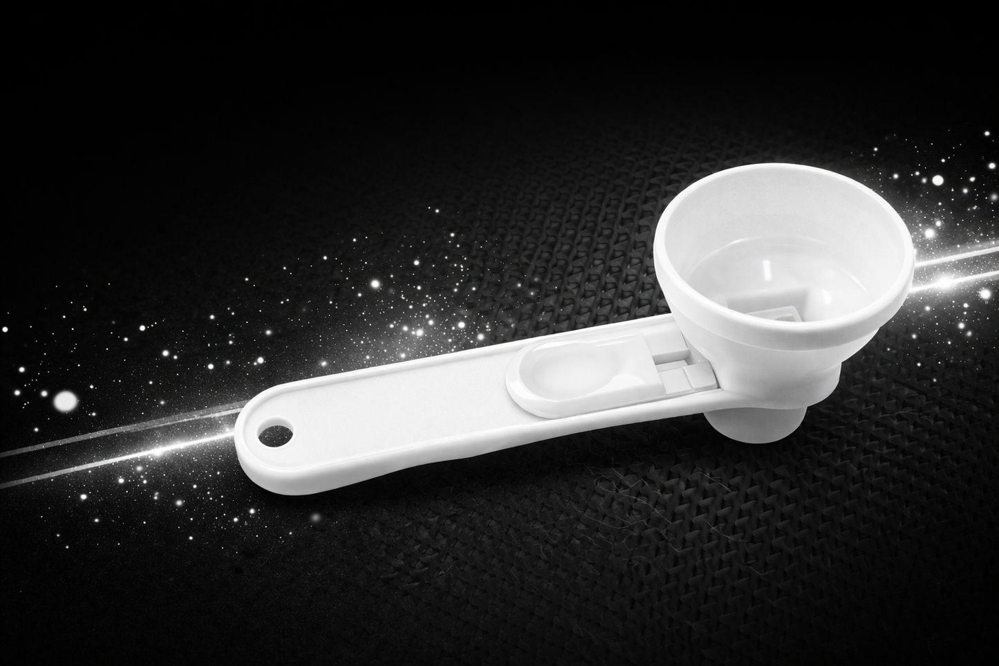 White Funnel Scooper