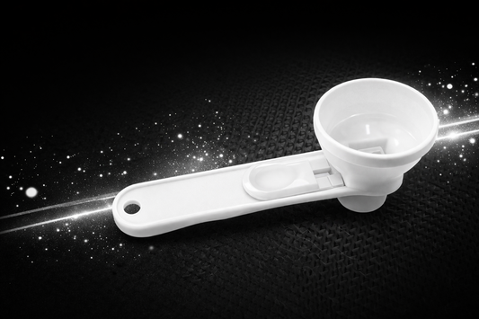 White Funnel Scooper